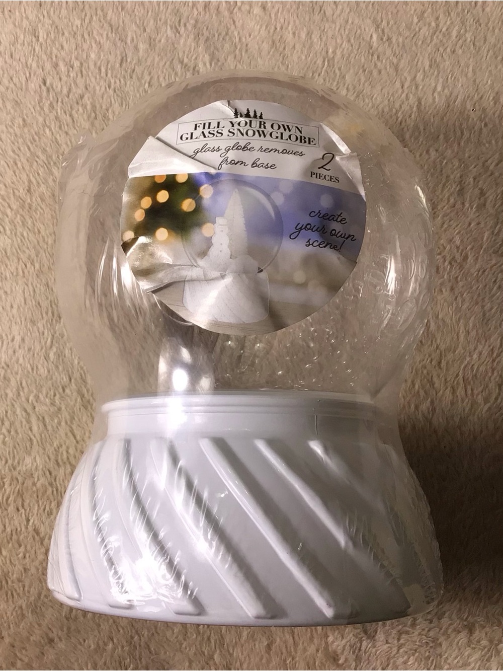 Glass Snowglobe Kit